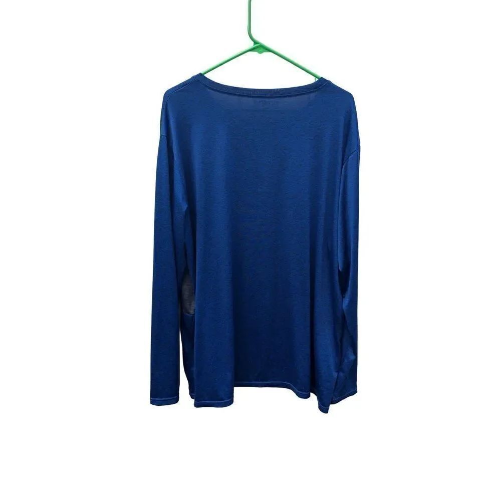 Real Essentials 2XL Blue Long Sleeve - Picture 2 of 4